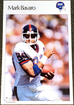 Mark Bavaro "Superstar" New York Giants Vintage Original Poster - Sports Illustrated by Marketcom 1986