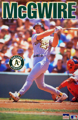 Mark McGwire "Prime Action" (1992) Oakland A's Poster - Starline Inc.