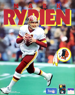 Mark Rypien "Action" Washington Redskins QB 16x20 Vintage Poster - Starline 1992