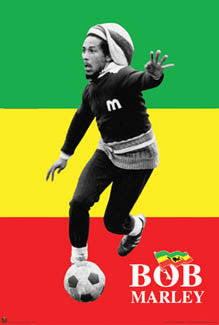 Bob Marley "Team Rasta" Soccer Poster - Import Images Inc. - LAST ONE