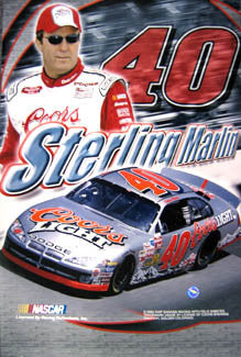 Sterling Marlin "Superstar" NASCAR Poster - Racing Reflections 2005