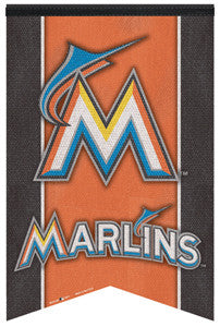 Miami Marlins MLB Baseball Premium Felt Banner - Wincraft