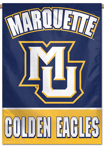 Marquette University Golden Eagles Official NCAA Team Logo Premium 28x40 Wall Banner - Wincraft Inc.