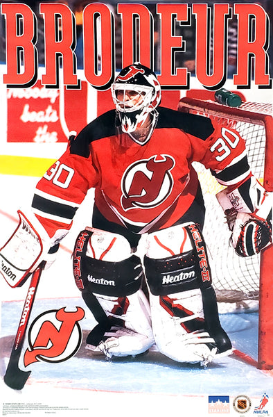 Martin Brodeur "Action" (1995) New Jersey Devils Poster - Starline Inc.
