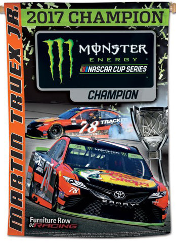 Martin Truex Jr. 2017 NASCAR Champion Commemorative 28x40 Vertical Banner - Wincraft Inc.