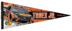 Martin Truex Jr  NASCAR Bass Pro Shops #19 Premium Felt Commemorative Felt Pennant - Wincraft Inc.