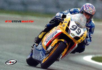 Steve Martin "MotoGP Action" Ducati Motorcycle Racing Poster - Suomy