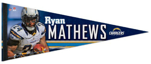Ryan Mathews "Superstar" Premium NFL Felt Collector's Pennant (2012) - Wincraft
