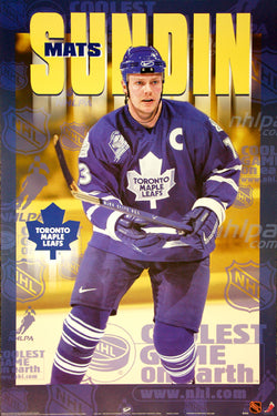 Mats Sundin "Superstar" Toronto Maple Leafs NHL Hockey Action Poster - T.I.L. 1999