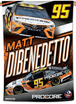 Matt DiBenedetto NASCAR Procore #95 Premium Collector's WALL BANNER - Wincraft Inc.