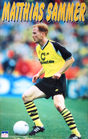 Matthias Sammer "Action" Borussia Dortmund Soccer Poster - Starline 1997