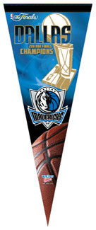 Dallas Mavericks 2011 NBA Championship Premium Felt Pennant