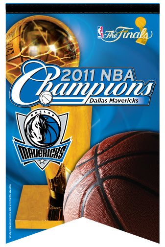 Dallas Mavericks 2011 NBA Champions Premium Felt Banner - Wincraft Inc.