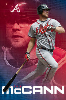 Brian McCann "Superstar" Atlanta Braves MLB Action Poster - Costacos 2010