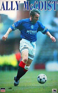Ally McCoist "Ibrox Action" Glasgow Rangers FC Poster - Starline Inc. 1995