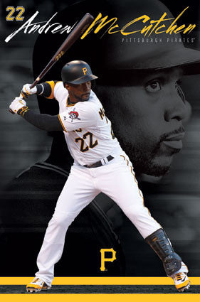 Andrew McCutchen "Legendary Buc" Pittsburgh Pirates MLB Baseball Action Poster - Trends 2016