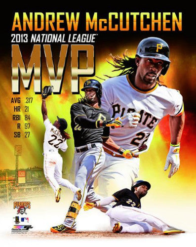 Andrew McCutchen 2013 National League MVP Commemorative Premium Poster - Photofile 16x20