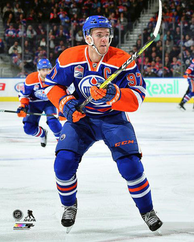 Connor McDavid "Captain Action" Edmonton Oilers Premium Poster Print - Photofile 16x20