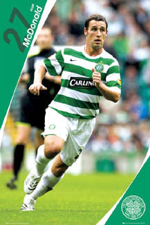 Scott McDonald "Superstar" Glasgow Celtic FC Poster - GB 2007