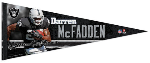 Darren McFadden "Signature Series" Premium Felt NFL Collector's Pennant (2012) - Wincraft