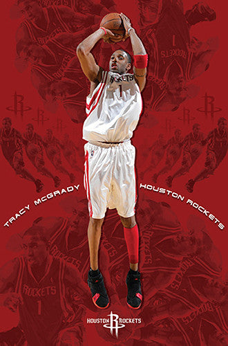Houston Rockets Vintage Tracy Mcgrady Champion Basketball 