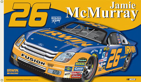Jamie McMurray "McMurray Nation" 3'x5' Flag - BSI Products