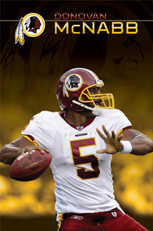 Donovan McNabb "Capital Cannon" Washington Redskins Poster - Costacos 2010