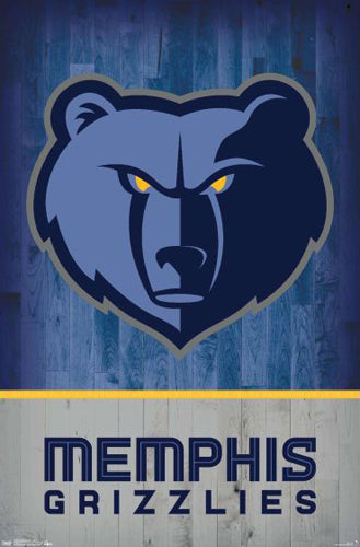 Memphis Grizzlies NBA Basketball Official Team Logo Poster - Trends International