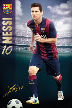 Lionel Messi "The Man" FC Barcelona Official La Liga Soccer Action Poster - GB Eye (UK)