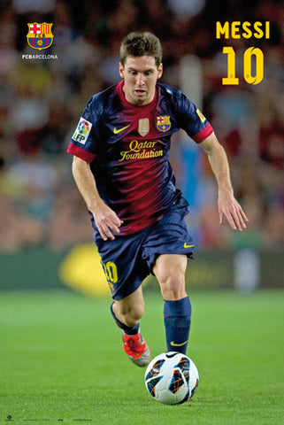 Lionel Messi "Superstar" FC Barcelona Poster (2012/13) - G.E. (Spain) - LAST ONE