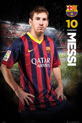 Lionel Messi "Storming Superstar" FC Barcelona Official Poster - GB Eye 2014