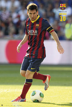 Lionel Messi "Sunshine" FC Barcelona Official La Liga Soccer Action Poster - G.E. (Spain)