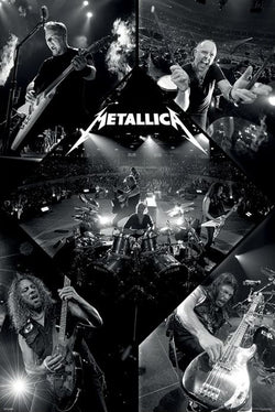 Metallica In Concert Metal Rock Band Official 24x36 Wall Poster - Pyramid America 2020