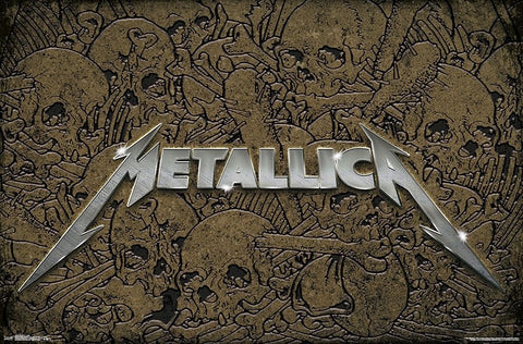 Metallica Metal Rock Band Official Logo Poster - Trends International