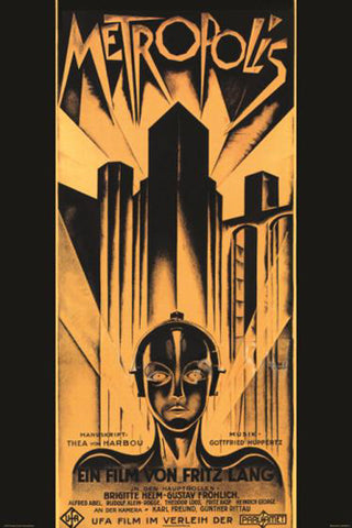 Fritz Lang's METROPOLIS (1927) Classic Movie Poster Reprint (24x36) - Image Source International