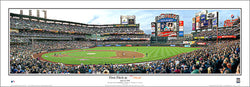 First Pitch at Citi Field (April 13, 2009) New York Mets Panoramic Poster Print - Everlasting