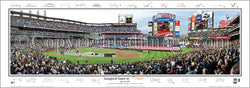 New York Mets Inaugural Game at Citi Field (4/13/2009) Panoramic Poster Print (w/25 Sigs) - Everlasting Images