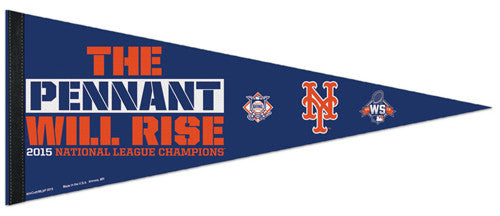 New York Mets 2015 National League Champions Commemorative Premium Felt Pennant - Wincraft
