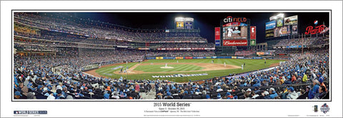New York Mets Citi Field 2015 World Series Game 3 Panoramic Poster Print - Everlasting Images