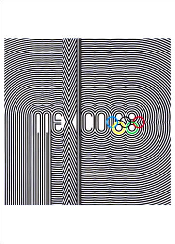 Mexico City 1968 Summer Olympic Games Official Poster Reprint - Olympic Museum