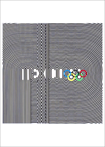 Mexico City 1968 Summer Olympic Games Official Poster Reprint - Olympic Museum