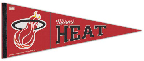 Miami Heat NBA Retro 1990s-Style Premium Felt Collector's Pennant - Wincraft Inc.