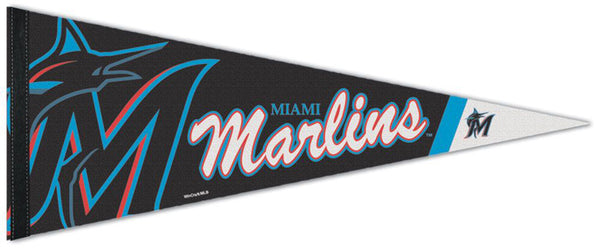 Miami Marlins Official MLB Baseball Team Premium Felt Pennant - Wincraft Inc.