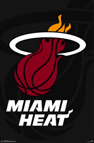 Miami Heat NBA Basketball Official Team Logo Poster - Trends International