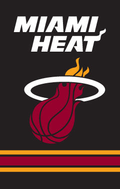 Miami Heat Premium NBA Applique Banner Flag - Party Animal
