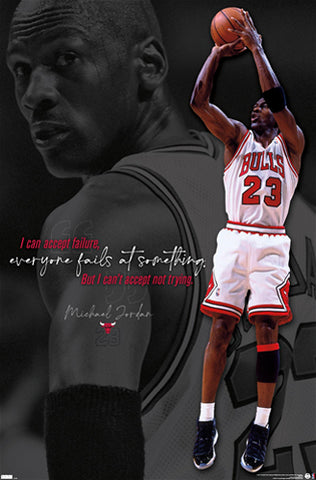 Michael Jordan "Effort" Chicago Bulls Inspirational NBA Poster - Costacos Sports 2022