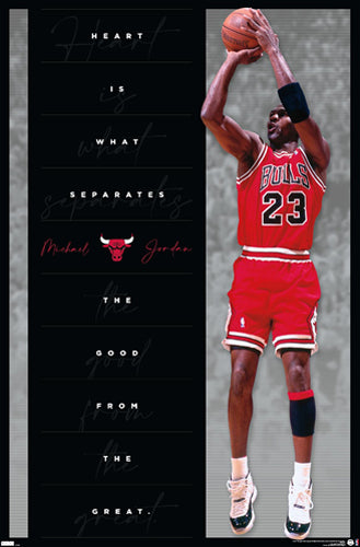 Michael Jordan Jump Shot NBA Basketball Poster – My Hot Posters