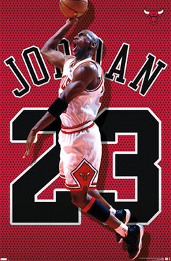Michael Jordan "23 Soaring Slam" Chicago Bulls Commemorative NBA Poster - Costacos Sports 2022