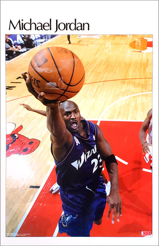 Michael Jordan "Retro Special" Washington Wizards NBA SI-Style Poster - Starline 2002