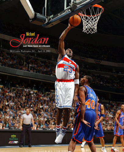 Michael Jordan "Last Home Game" April 14, 2003 Premium Poster Print - Photofile